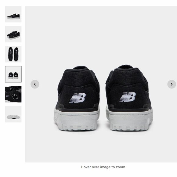 New Balance - Men's Sneakers in 550 (Black) - Picture 4 of 6